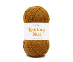 Craft Affair | Knitting Nest Acrylic Yarn (200 Meter, 100 Grams, 2mm) / Woolen Yarn/Acrylic Yarn for Knitting and Crocheting-Olive