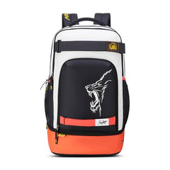 Skybags Namma 16.5" Compatible Laptop Backpack 40L | 2 Compartments with Quick-Access Front Pocket & Rain Cover | Tablet Sleeve & Side Bottle Pocket | CSK Travel Backpack for Men & Women (Black)