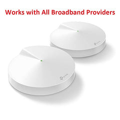 TP-Link Deco E4 Whole Home Wi-Fi Mesh System, Seamless and Speedy(AC1200) 1200Mbps Wireless, Works with Amazon Echo/Alexa, Router and WiFi Booster Replacement, Parental Control, Dual_Band