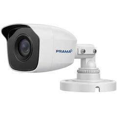 PRAMA PT-HTD70FOE-LPFS 2MP Ranginview Audio Fixed Turret Dome Camera, Built-in Microphone,1920 × 1080 Resolution, up to 20 Meters of IR Distance and 20 Meters of White Light Distance.