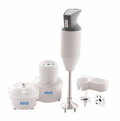 BOSS E111 Portable Hand Blender 180 Watt | Easy to Clean and Store | ISI-Marked, Blue