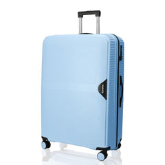 HRX Parabola 3-Piece Luggage Set Intergallcatic Grey Polypropylene Hard Shell Suitcase Set - Premium Travel Trolley Bags with 8 Spinner Wheels, Number Lock & Water Resistant Body