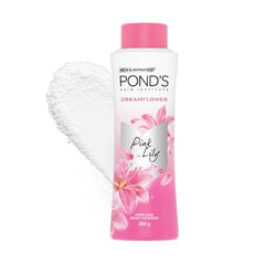 POND'S Dreamflower Floral Perfume Powder with Glow-Boosting Vitamin B3| Crafted with Superfine Minerals for Smooth Texture| Mesmerizing Long-Lasting Floral Fragrance of Pink Lily,200g