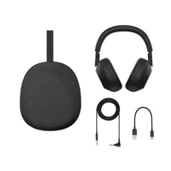 Sony WH-1000XM6 The Best Wireless Noise Canceling Headphones, HD NC Processor QN3, 12 Microphones, Adaptive NC Optimizer, Mastered by Engineers, Studio-Quality- Black