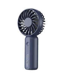 ARCTICOOL Portable Mini Fan - Rechargeable Hand Fan with 3 Adjustable Speeds, 2000mAh Battery, Lightweight Design, Low Noise, and Easy Portability for Indoor and Outdoor Use (Deep Black)