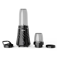 Milton Appliances Miniq Mini Mixer Grinder, ISI Certified, Over Load Protector, HTLV 350W Motor, 300ml SS Chutney Jar,Rust Resistant, Anti Skid Feet,Masala Grinder, Dark Blue