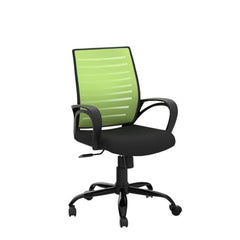 beAAtho® Verona Mesh Mid Back Ergonomic Office Chair with 3 Years Limited Warranty - Adjustable Height, Strong Metal Base, Revolving Study & Computer Chair for Work from Home (Grey)