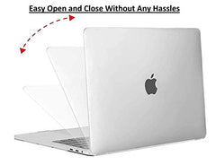 Midkart Matte Hard Shell Plastic Case Cover Compatible with MacBook Pro 13 Inch (Model M2 A2338 / M1 A2338 / A2289 / A2251 / A1706 / A1708 / A2159 / A1989, Release 2023-2016), Smoke Black
