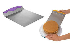 SYGA Cake Mover Stainless Steel Cake Lifter with Non-Slip Handle