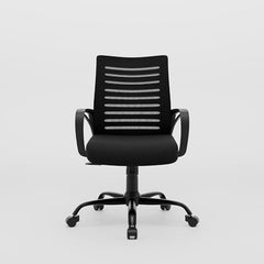 Green Soul Atom | Ergonomic Office Chair for Home & Office | 12 Months Warranty | Comfortable & Spacious Seat | Rocking-tilt Mechanism | Heavy Duty Metal Base (Black)