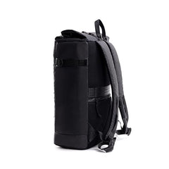 TRIPOLE Tusker Roller Top Laptop Backpack for Daily Use and Travelling | Water-repellent fabric, Anti Theft Pockets and Expandable size (Khaki)
