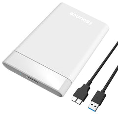 Sounce 2.5-Inch SATA to USB Type-C 3.1 External HDD/SSD Enclosure | 6Gbps UASP Speed | Tool-Free Design | Compatible with 7mm & 9.5mm Drives up to 6TB | Plug & Play | Shockproof Portable Case (Type C)