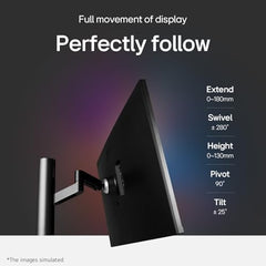 LG 32UR500K-B Ultrafine 32-inch 4K UHD (3840x2160) Computer Monitor HDR10 Built-in Speaker x2 OnScreen Control Reader Mode Flicker Safe Borderless Design HDMIx2 DisplayPort Black