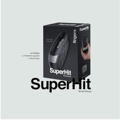 FINGERS SuperHit Wired Mouse with Advanced Optical Technology (Lightweight | Trendy Dual-Tone Design | Works Well with Windows, macOS, Linux) (Royal Blue)
