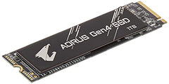 GIGABYTE AORUS NVMe Gen4 M.2 2TB PCI-Express 4.0 Interface High Performance Gaming, 3D TLC NAND, External DDR Cache Buffer, SSD GP-AG42TB
