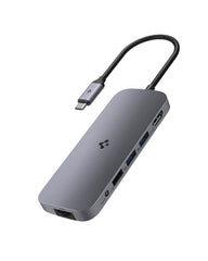 Spigen 4-in-1 USB-C Hub for MacBook Neo/Air/Pro and Laptops - Black