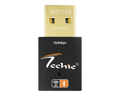 Techie USB Wi-Fi Adapter 600Mbps with Bluetooth 4.2 Dual Band USB 2.0