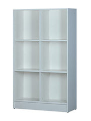DeckUp Meritus-L 3-Shelf Engineered Wood Book Shelf and Display Unit (Walnut, Matte Finish)