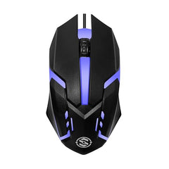 Salpido Wired USB Gaming Mouse, Optical, 1000 DPI, Ergonomic, Black
