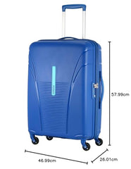 American Tourister 3PC PP Ivy 2.0-8 Wheel, Set (Small + Medium + Large) Hard Suitcase for Travel/Travel Bag with Combination Lock & Smooth Sliding Double Wheel - Black, 55 Cm, 68 Cm, 79 Cm