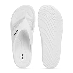 Yoho Drizzle Soft Slippers for Women, Mild Acupressure, Lightweight, Anti Skid & Slip, Diabetic Footwear for Woman, Home Wear Bathroom Chappal for ladies | Waterproof Monsoon & Rainy Footwear | Pastel Lavender - UK 5