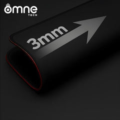 omne TECH Mousepad for Desk | Smooth Waterproof Surface, Anti-Slip Rubber Base, Durable & Comfortable Mouse Pad for Office, Laptop & Computer (Abstract Leaf Patten)