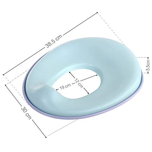 SYGA Children Toilet Training Seat for Infant Boys and Girls, Toilet seat Baby Potty Seat (Blue)