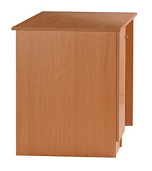 DeckUp Plank Uniti Engineered Wood Study Table and Office Desk (Bavarian Beech, Matte Finish)