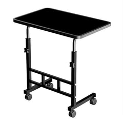 Multi-Purpose Laptop Table, Study Table| Heavy Duty Bed Table| Adjustable for Height, Portable for Office, Work Form Home | DIY Table, Easy to Asembl(Black Ajustable)