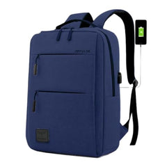Impulse Empower Elite Laptop Backpack for Men & Women | 25L Polyester School & College Bag | USB Charging Port | Padded Laptop Sleeve | Multiple Pockets with Bottle Holder | Black