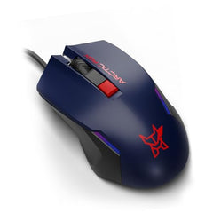 Arctic Fox Wired USB Gaming Mouse with Breathing Lights and DPI Upto 3600 (Charcoal Black)