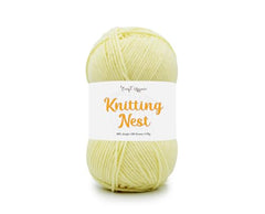 Craft Affair | Knitting Nest Acrylic Yarn (200 Meter, 100 Grams, 2mm) / Woolen Yarn/Acrylic Yarn for Knitting and Crocheting-Olive
