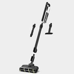 Karcher VC 4S Cordless 220-Watt Portable Handheld Bagless Vacuum Cleaner, with Rechargeable Lithium-Ion Battery for Floors, Carpets, Upholstery, Furniture & Cars(Yellow)