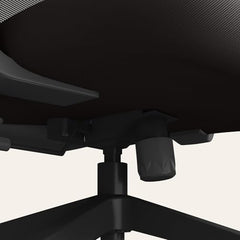 Interio by Godrej Curv Premium Mesh Wide Back Ergonomic Chair | Work from Home/Study Chair | 1-Year Warranty | Height Adjustable Chair | Heavy Duty PP Base | DIY Installation, Black
