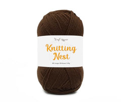 Craft Affair | Knitting Nest Acrylic Yarn (200 Meter, 100 Grams, 2mm) / Woolen Yarn/Acrylic Yarn for Knitting and Crocheting-Olive