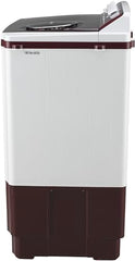 LG 10.5 kg, 5 Star, Roller Jet Pulsator with Soak, Wind Jet Dry Technology, Semi-Automatic Top Load Washing Machine (P105ASRAZ, Burgundy, Rat Away & Smart Filter)