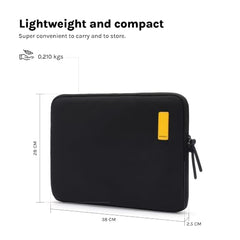 Mokobara The Em Laptop Sleeve Compatible with 14 & 15.6" inch Laptop, MacBook & Notebook | Padded Laptop Compartment with Luggage Sleeve (14 Inch, We Meet Again Sunray (Limited Edition))
