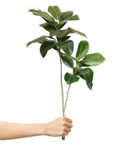 AAVANA GREENS Plastic 40 Inch Artificial Flower Plant for Indoor and Outdoor, Home, Shop, Office, Restaurant Decoration Dark Green (Pack of 1) (1, Plant 8 - with Pot)