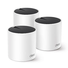 TP-Link Deco X15 Dual-Band AX1500 WiFi 6 Mesh Wi-Fi System Deco X15 2-Pack | Replaces Routers and Extenders | Covers up to 3,900 sq.ft. | 2 Gigabit ports per unit, supports Ethernet Backhaul