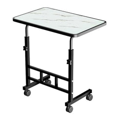 Multi-Purpose Laptop Table, Study Table| Heavy Duty Bed Table| Adjustable for Height, Portable for Office, Work Form Home | DIY Table, Easy to Asembl(Black Ajustable)