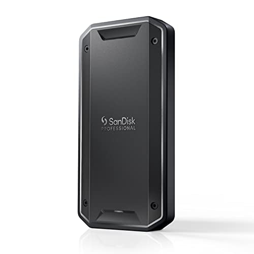 1TB SanDisk Professional PRO-G40™ SSD, External Solid State Drive, Thunderbolt 3™ (40Gbps), USB-C™ (10Gbps), 3000MB/s R, 2500MB/s W Ultra-Rugged IP68, 4000Lbs Crush Resistance, 5 Yr Warranty