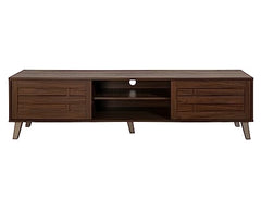 DeckUp Soneva Engineered Wood TV Unit (Wotan Oak & White, Matte Finish)