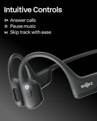 SHOKZ OpenRun Pro Bone Conduction Sports Headphones, Black