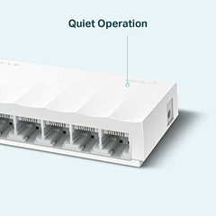 TP-Link LS1005 5-Port 10/100Mbps Desktop Switch|Green Ethernet Technology Network Hub|IEEE 802.3X |Plug and Play|Fanless Design