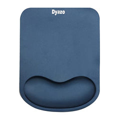 Dyazo Memory-Foam Gel Mouse Pad with Wrist Rest Support Non Slip Rubber Base Mousepad Suitable for Computer, Laptop, Notebooks Gaming (Blue)