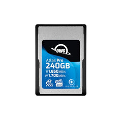 OWC 240GB Atlas Pro High Performance Cfexpress 4.0 Type A Memory Card Professional Grade, up to 1850MB/s Read and 1700MB/s Write Speed