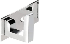 Goldfinch Stainless Steel Classy 6 Pin Cloth Hanger Door Wall Hooks Rail Set for Hanging Clothes, Towel (Pack of 2)
