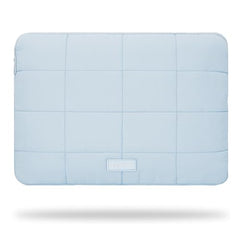 Linpr Puffy Laptop Sleeve 15-16 Inch, Laptop Carrying Case, Matte Blue