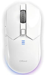 Offbeat Ivy Blutooth 5.2 + 2.4Ghz Wireless Gaming Mouse | Triple Device connectivity | 5000 DPI 1000 hz pollinng Rate 6D Button | 600 mAh Battery 100 Hours Playtime | Silent Click (Black)