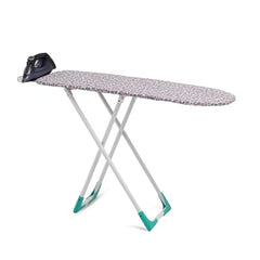 Amazon Brand - Solimo Wooden Ironing Board/Table with Iron Holder, Foldable & Adjustable (116 x 40cm)